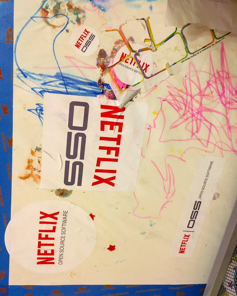 My kids' project table; powered by Netflix OSS?  :-)