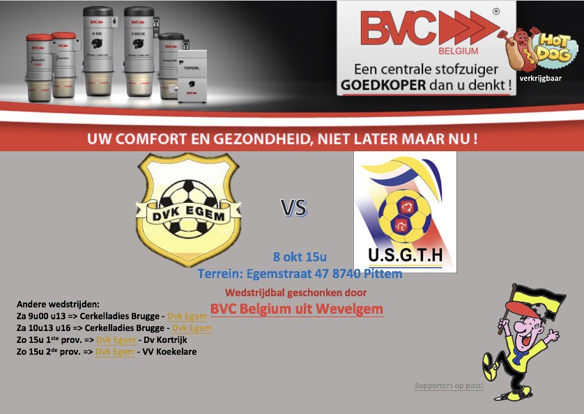 DVK_Egem's tweet photo. Supporters dit weekend terug op post! 
Za 15u DVK Egem vs Ust-Ghisl.Tertre-Hautr.
#dvkegem #tjiktjakvollenbak #vrouwenvoetbal #1stenationale https://t.co/O5heXXw0zT