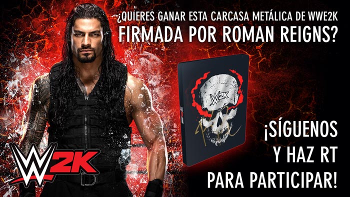 WWEespana's tweet photo. Ni se os ocurra olvidaros de que tenemos en marcha este #sorteo. El gran @WWERomanReigns os espera. https://t.co/w0AcZuQzoV