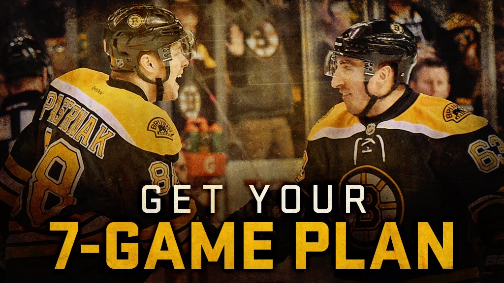 NHLBruins's tweet image. New 7-Game Plans are available for the 2016-17 season. Choose yours: bbru.in/2dNSBPw