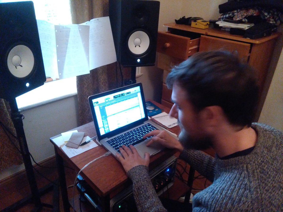 Another recording day with the lads can't wait to show you all some stuff soonish! #recording  #dublinmusic #Hash