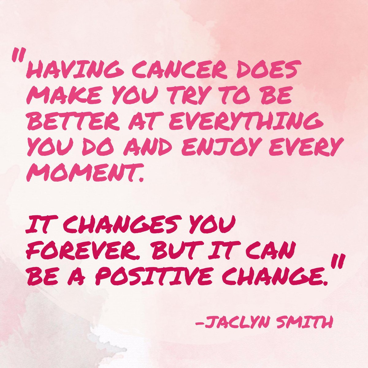 AmericanCancer's tweet photo. For some, when diagnosed, they suddenly become aware of every minute they live. https://t.co/I7LcCMTmZO
