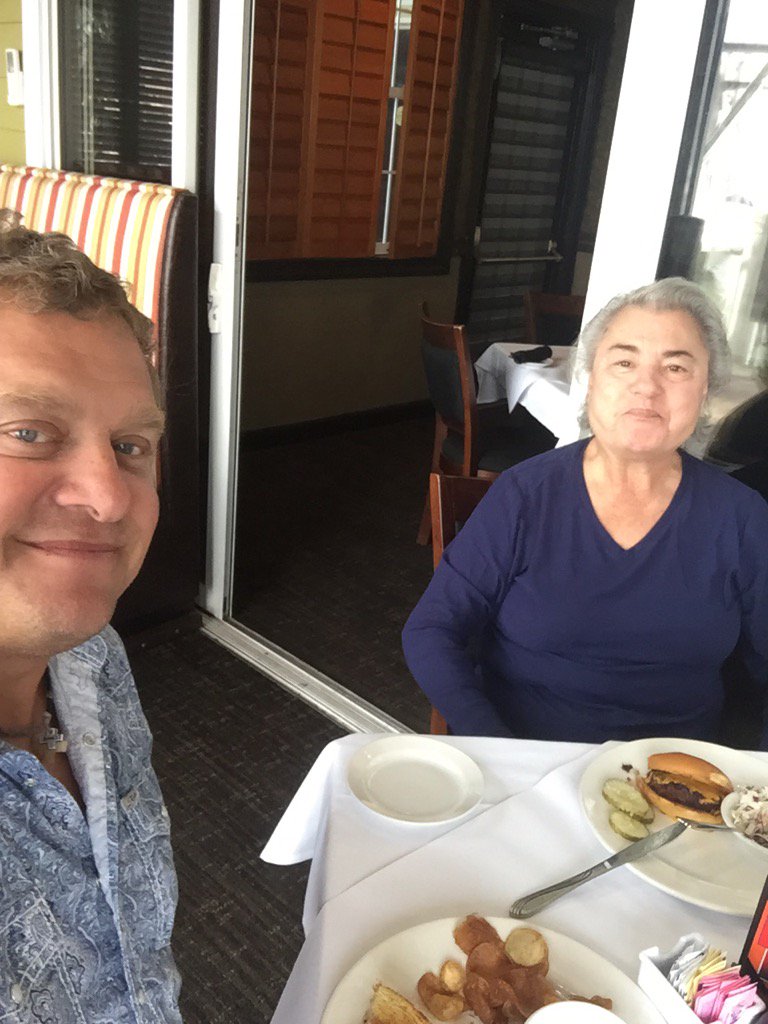 Enjoying lunch with mom #sunsetgrille