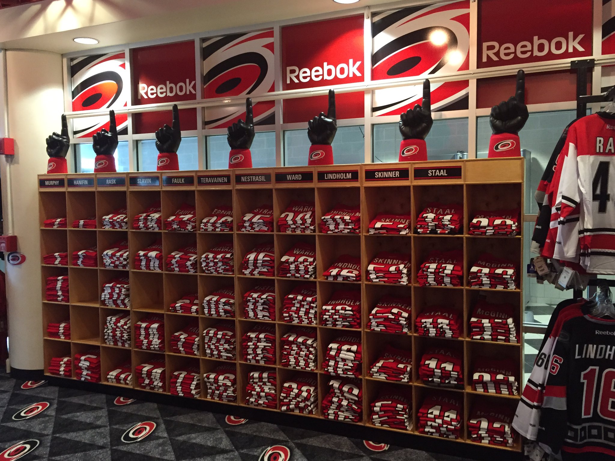 Carolina Hurricanes - New location of The Eye team store opened