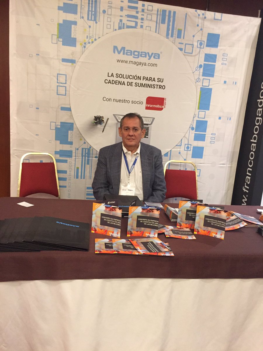 JBsales_magaya's tweet photo. Our team taking part in XVIII International FITAC Congress in Bogota. @FITACNAL and @MagayaSoftware partners in your growth. https://t.co/RlwpMyx8aa