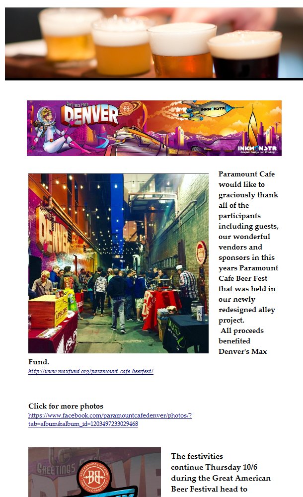 paramount_cafe's tweet photo. Tonight! Craft Days in the Alley Ways @ Paramount Cafe https://t.co/7Me4urYhMA https://t.co/iFGD2lI1J8