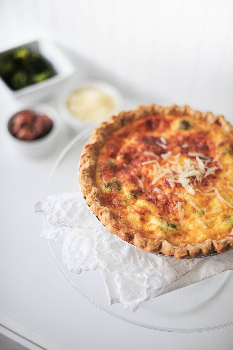 TallyCakeShop's tweet image. Need a pick-me-up? Try our Quiche by the slice. #HurricanePrep #HurricaneMatthew