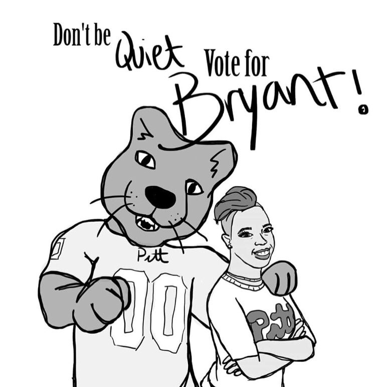 zscpitt's tweet photo. Be sure to vote #Bryant for Homecoming Queen! Voting ends tomorrow at 12pm! #PittHC16 @hey_chicky https://t.co/SSBmA55ndi