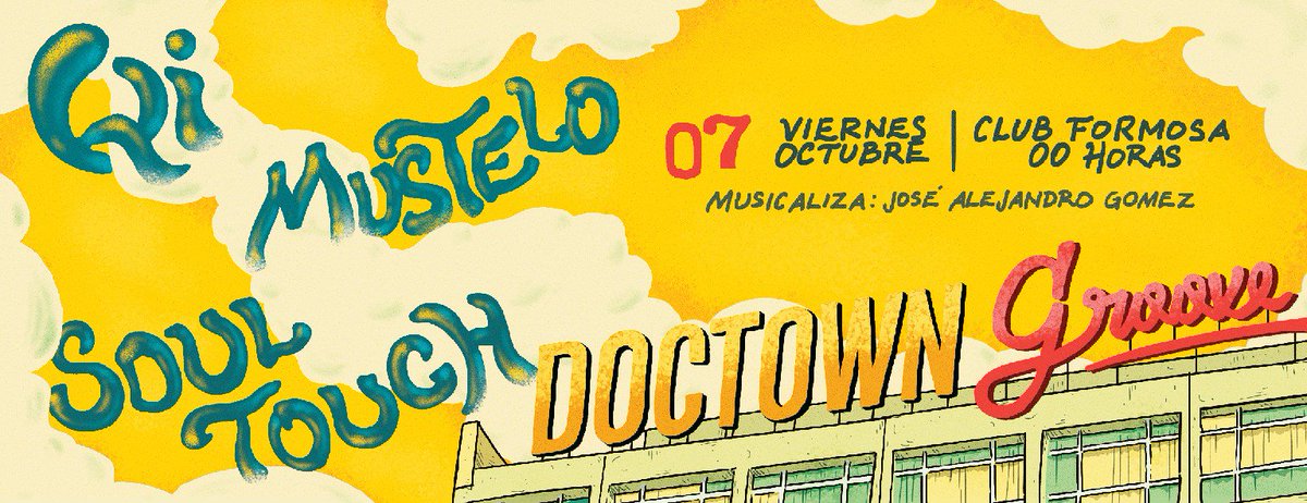 edenentradas's tweet photo. 07/10 23.59hs Doctown Groove en Formosa Club @Qifunk @MusteloOficial @SoulTouchCba-$95- https://t.co/e6wEiDSZjR https://t.co/qIIH2P3AuL