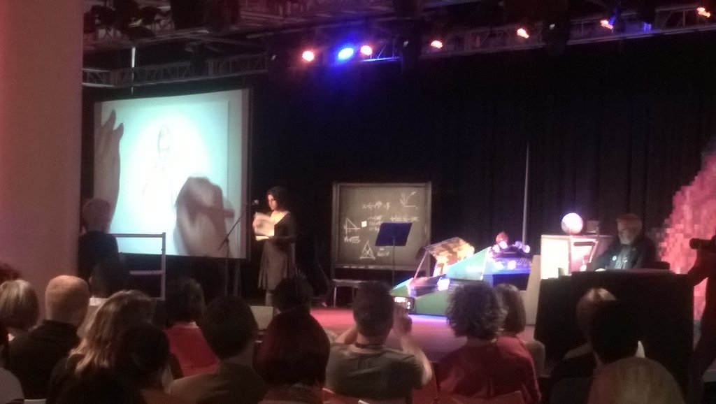 PoetrySociety's tweet photo. Forward Prize winner Vahni Capildeo & Chris Riddell @litsouthbank #NPDLive We're on til 6.45, still time to join us! https://t.co/ZD0FDi5Qif