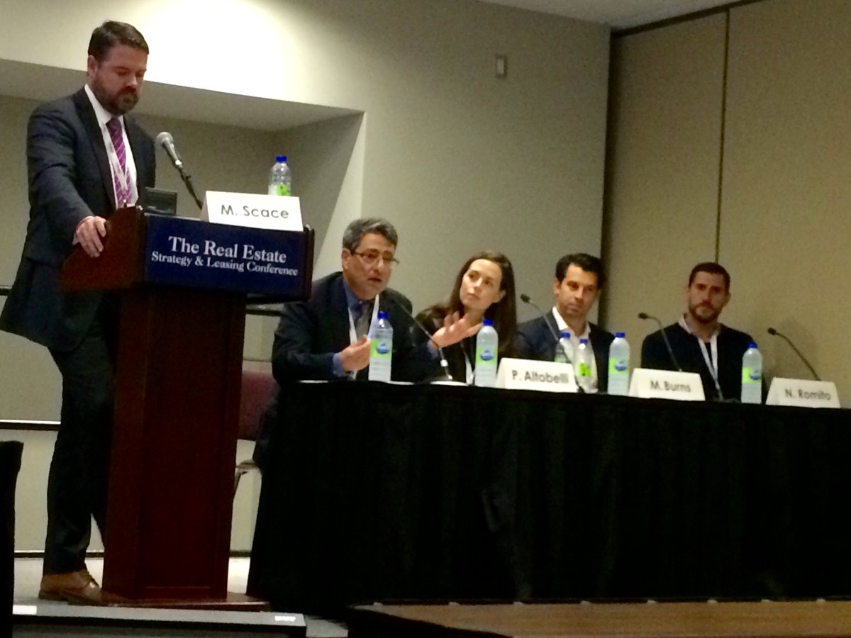Yardi's tweet photo. .@Yardi's Peter Altobelli talks big #data & the changing landscape of consumer behavior at this morning's #resl16 panel on New Technologies. https://t.co/M2IE5Nqsdv