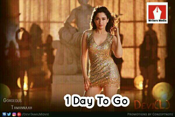 citywritersoffl's tweet photo. #DeviFromTomorrow BookUrTicketsNow #Devi @PDdancing @tamannaahspeaks @devitamilmovie @Shiyamjack @iam_raghavan #WMI https://t.co/P9Eie5ORiT