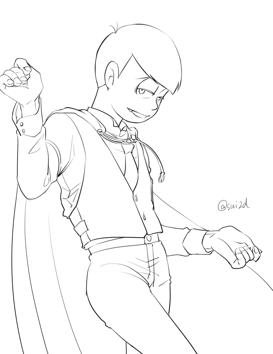 塗り絵用線画