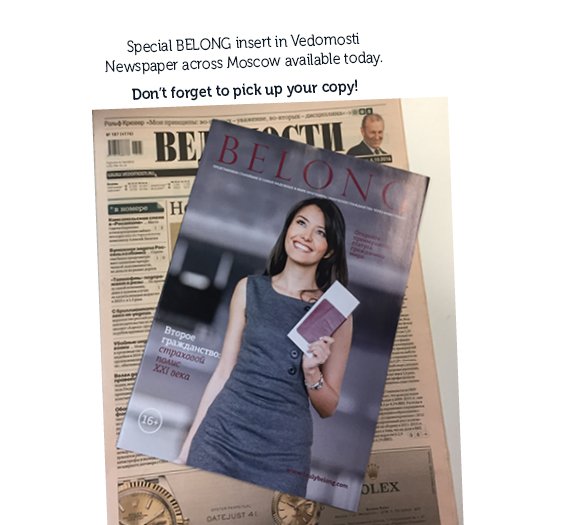 TrulyBelong's tweet image. Reminder - Special BELONG insert in @Vedomosti Newspaper across #Moscow available today. Don’t forget to pick up your copy!