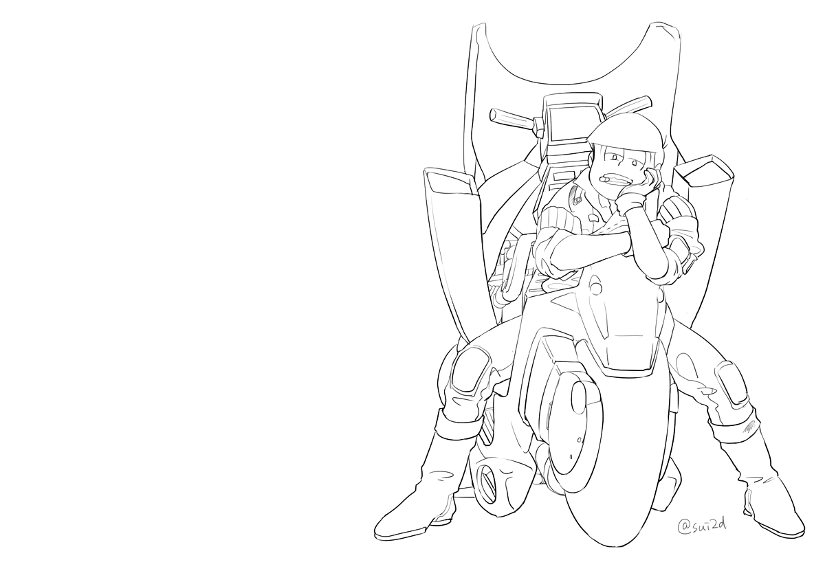 塗り絵用線画