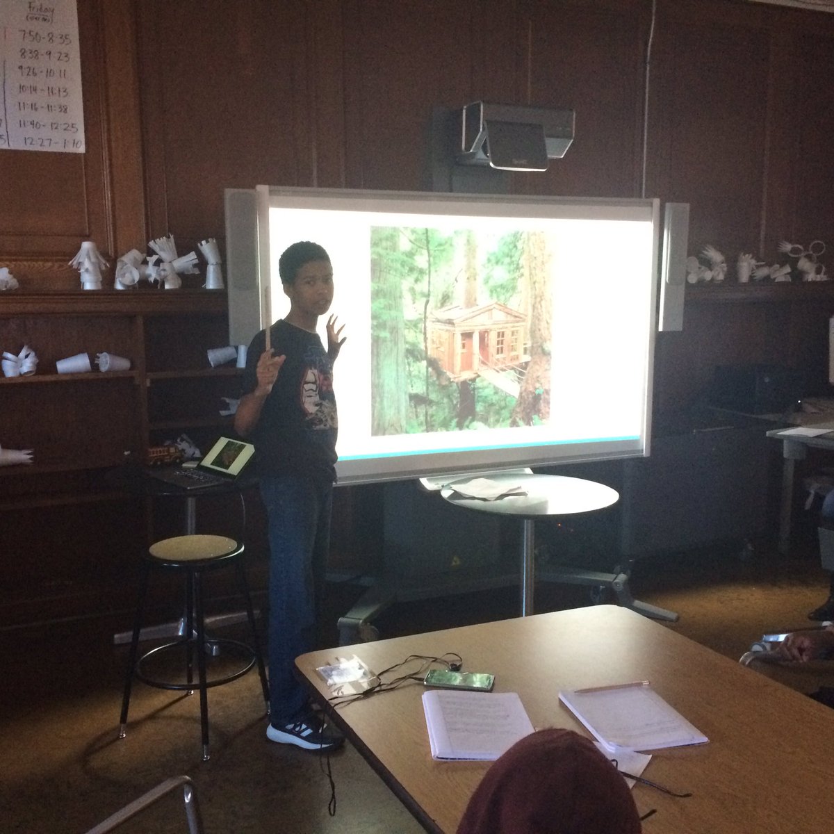 Nate, explaining why a treehouse is the perfect location to survive the zombie apocalypse <a href="/360_HighSchool/">The 360 Way</a>