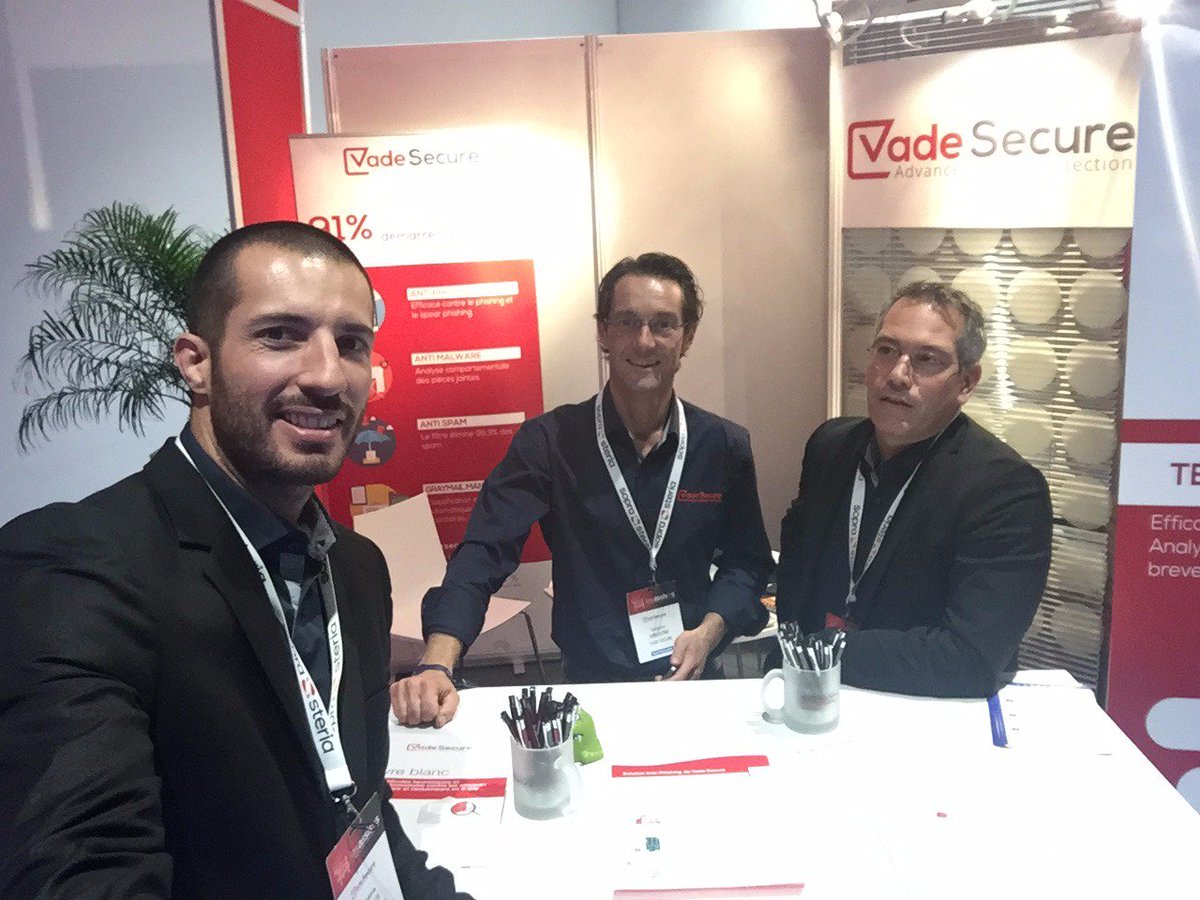 jereballais's tweet photo. Present aux #Assises2016
#VadeSecure est là pour protéger vos messageries !! https://t.co/sp05pfkdDa