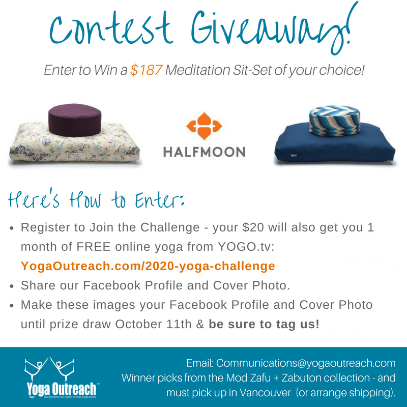 yogaoutreach's tweet photo. Enter to #win a #meditation #sitset from @Halfmoon_Yoga  thru our FB page: https://t.co/1oh7r9YGeh &amp; get #free #yoga from @YOGO_tv  #contest https://t.co/xG249VNBG7