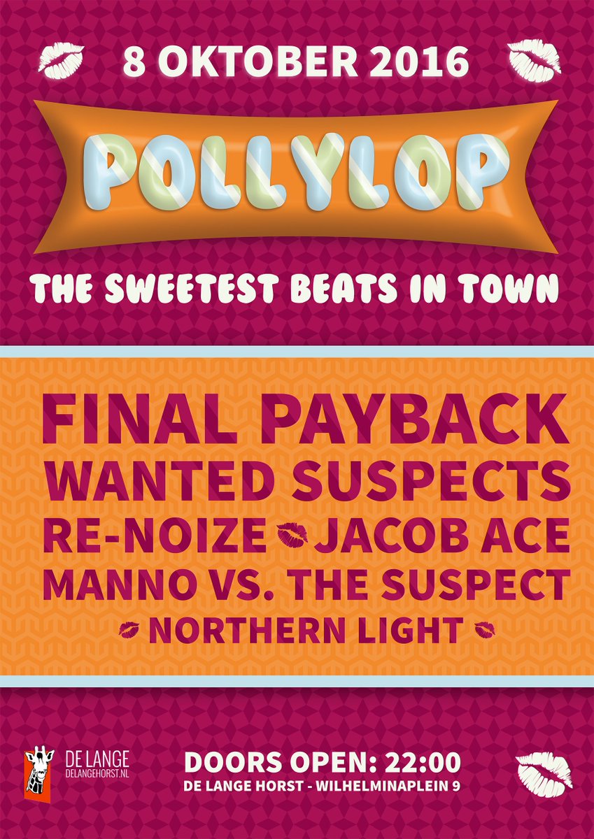 Heb jij al plannen voor dit weekend? Maak je agenda maar alvast leeg, want deze editie wordt craaazy! #pollylop