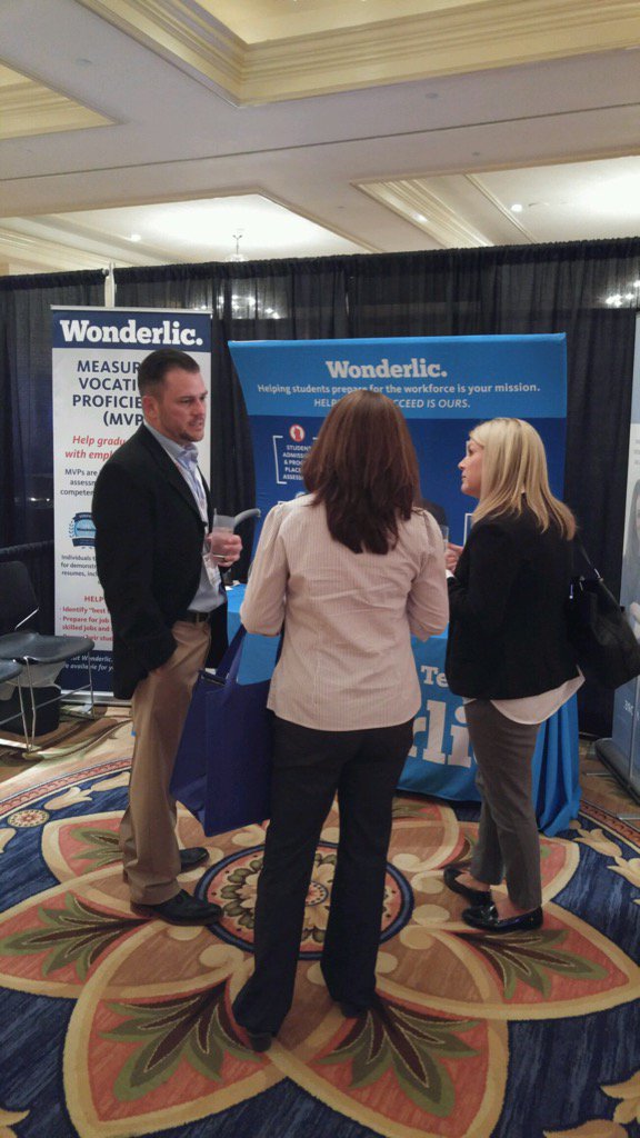 wonderlic's tweet photo. Stop by @WonderlicInc BOOTH 8 at CAPPS to learn how our #competencybasedassessments and #digitalbadges can help your students land jobs. https://t.co/qyPQUAZJzK