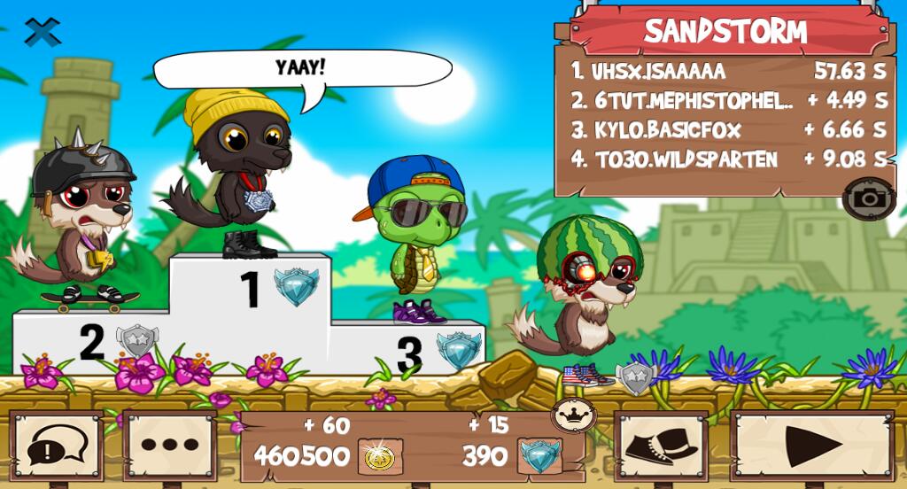 Proeli0's tweet image. All those guys just got washed #funrun2  #basicfox