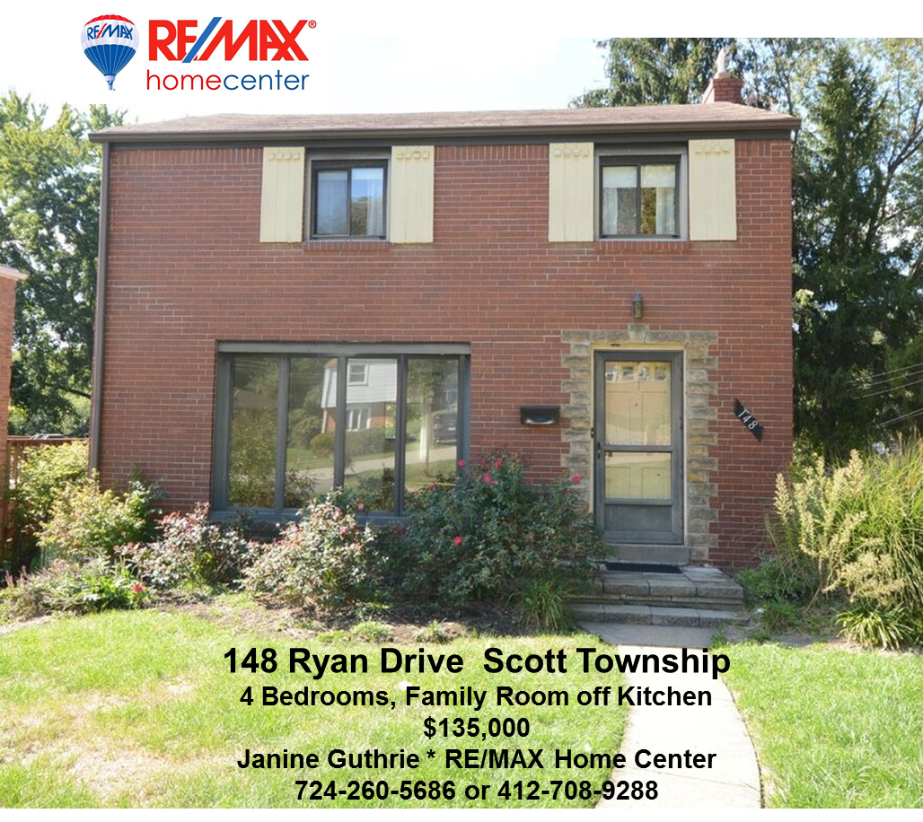 REMAXHomeCtr's tweet photo. $135,000 for a 4 bedroom home in Scott Township?  YOU BET!! https://t.co/yV5sZxQcnz