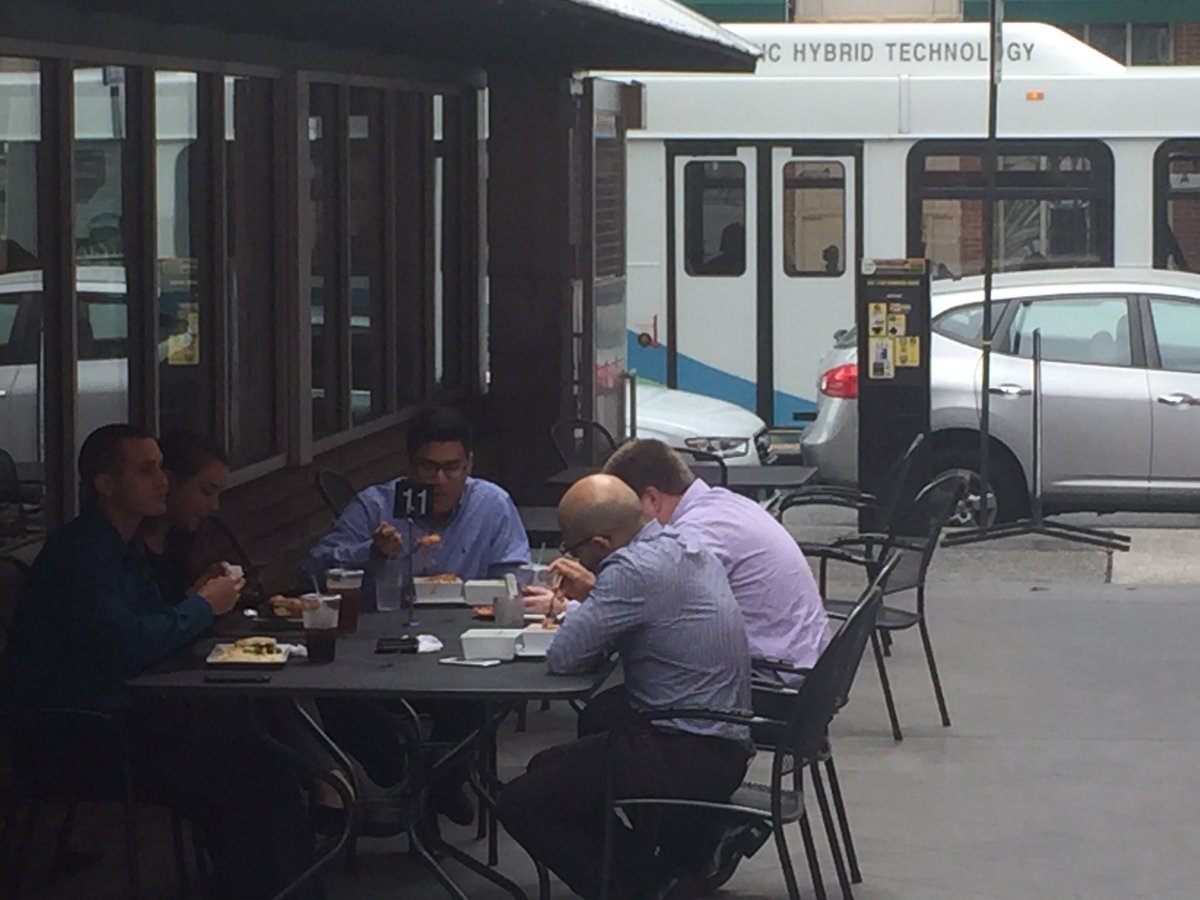 Looks like they are enjoying a nice lunch this afternoon 😋🍕