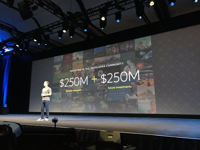 Facebook is investing $500m in VR content, says Zuck #OC3 https://t.co/Ih7hyWPM3g<a href="/tag/oc3"class="tags"><span>#oc3</span></a>