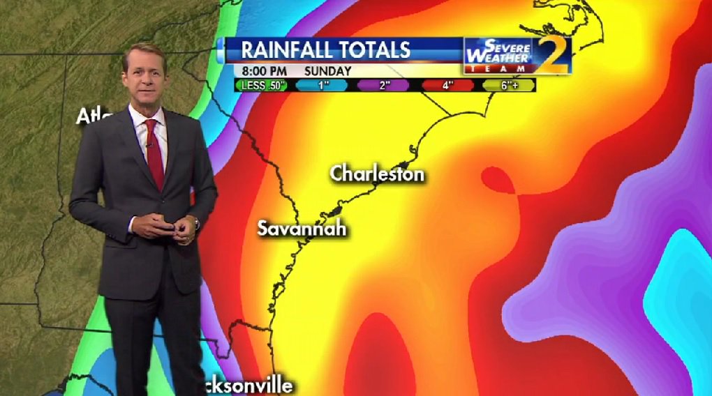 #HurricaneMatthew to bring 6-12 inches of rain to Georgia coast #gawx | WATCH <a href="/BradNitzWSB/">Brad Nitz</a>'s VIDEO: 2wsb.tv/2dVsK9K