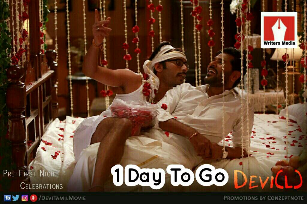 citywritersoffl's tweet photo. #DeviFromTomorrow BookUrTicketsNow #Devi @PDdancing @tamannaahspeaks @devitamilmovie @Shiyamjack @iam_raghavan #WMI https://t.co/m8ZTJ1V1HW