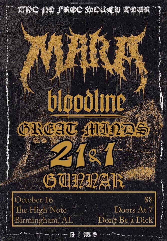 Hey. This is the first show I've ever booked since I started to go to shows back when I was 14. Please RT. Just tryna help everyone have fun