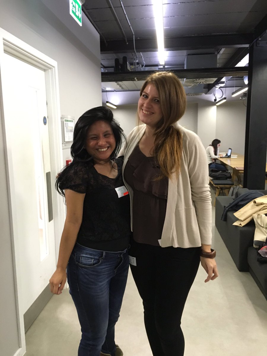 Awesome energy and feast so far at our project hack night. Thanks to our awesome hosts <a href="/qubit/">Coveo Qubit.</a>! #WomenHack