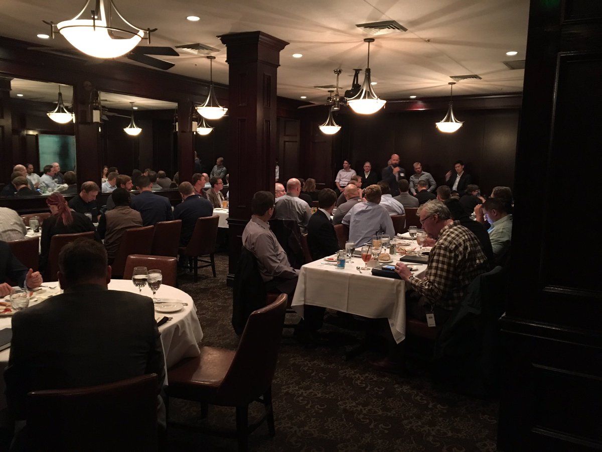 Full house at the #VirtualArmor #Cybersecurity panel. Ready to learn from our panel of experts. #Denver