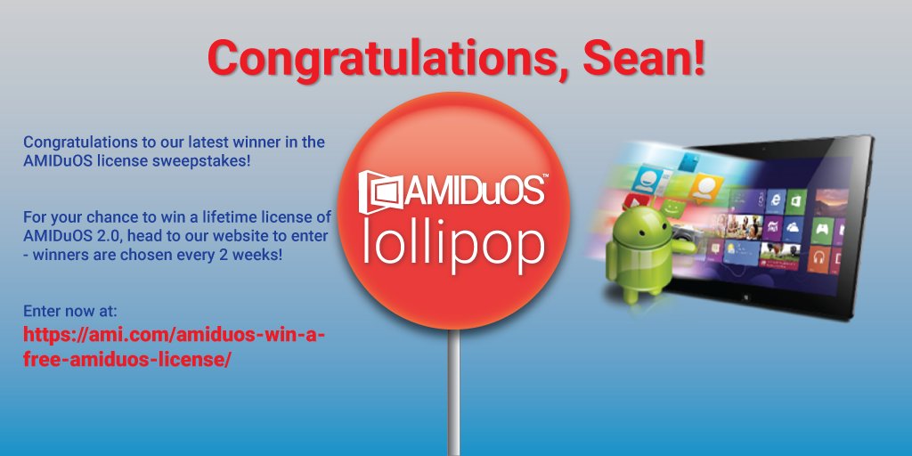DuOSfromAMI's tweet photo. Congratulations to our most recent License Giveaway winner! Go to https://t.co/ZNE5PZlu08 for your chance to win! https://t.co/uglKWpP5KV