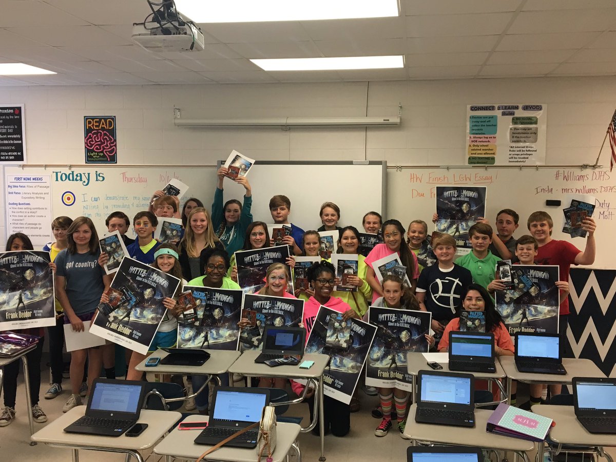 AWilliamsDJHS's tweet photo. Thank you so much, @frankbeddor!
#twaslit #4thBlock https://t.co/0ww1CDTfOV