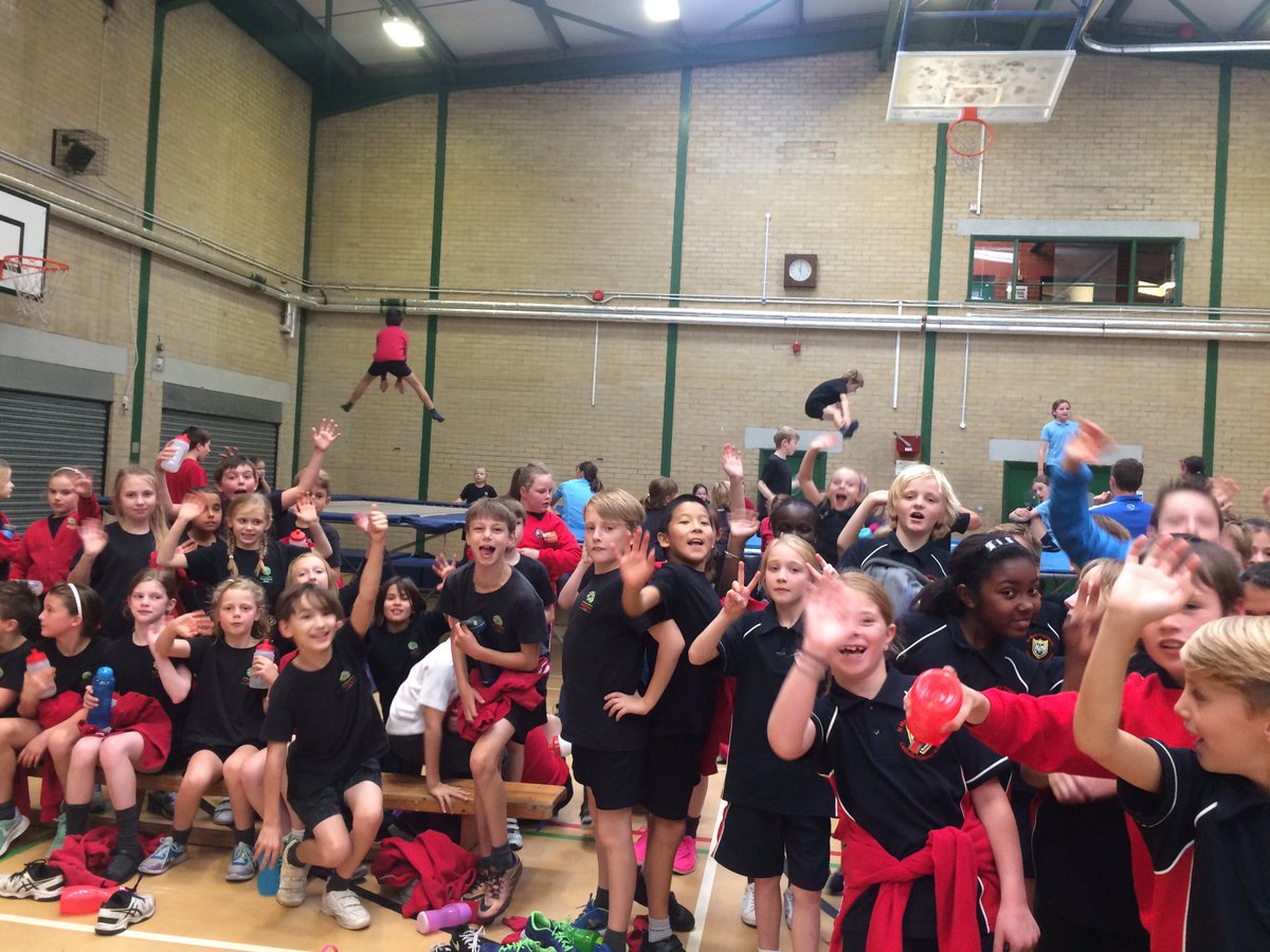 SportLRP's tweet photo. Primary school sports afternoon at RPA today. Thanks to @Barnes_Primary and St Mary Magdalen's for bring their Y5s https://t.co/l42JVAvj0D