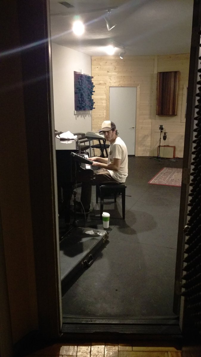 Recording our new LP. Day one.