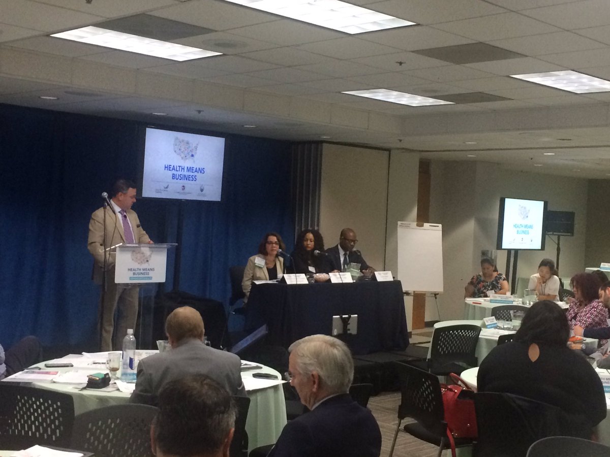 AnalidiaRuiz's tweet photo. Awesome panel talking now about diverse ways employers can improve health outcomes! #Opportunity4Life @LAAreaChamber https://t.co/4wPs4VuRRp