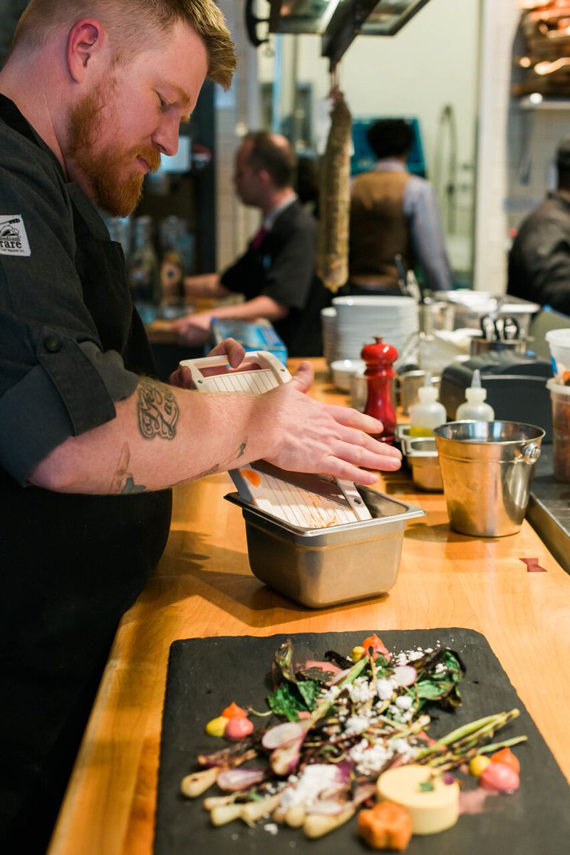 You can count on #Chef Kevin Ouzts to give you a unique dish, that is tasty and far from typical for dinner tonight. #Foodie #FoodArt