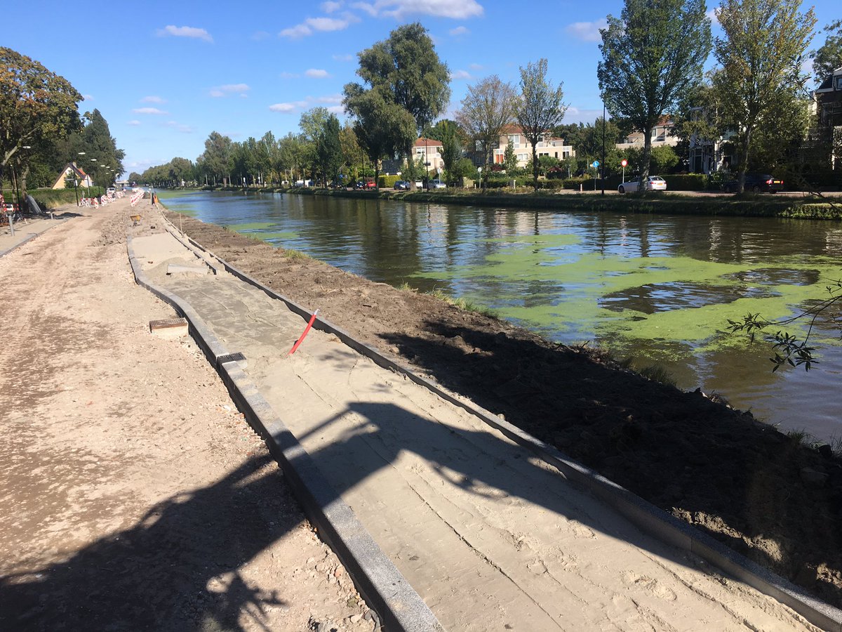 OliviervanDet's tweet photo. Eindelijk begint er zicht aan het werk te komen en krijgt het vorm! #Jaagpad #Rijswijk https://t.co/ZhAh9z8812