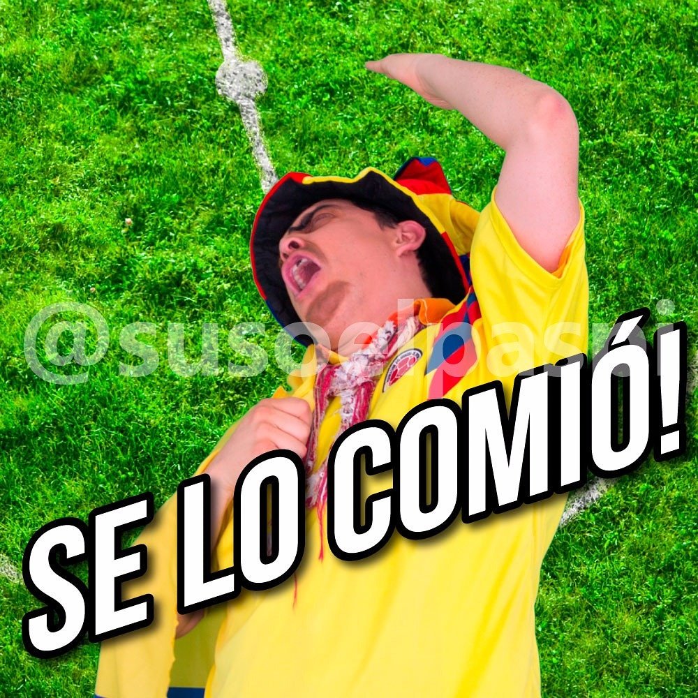 Ahhh noooo!!! Hoy vasmos a quedar llenitos si empezamos a cosmer asi. #VamosColombia
