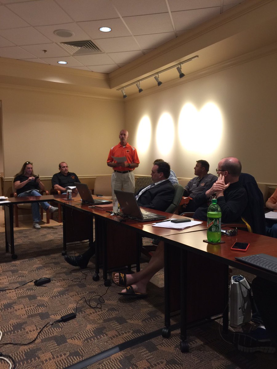 PalmyraSchools's tweet photo. Coach Whitman presents softball program needs to the Board. https://t.co/vgnf3N0ZFf