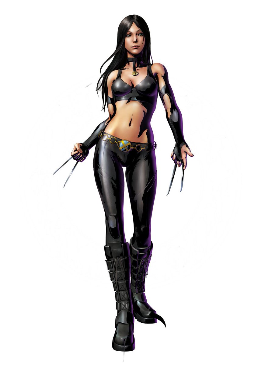 Marvelキャラクター紹介bot Twitterren X 23 ローラ キニー 能力 再生能力 アダマンチウムの爪 拳に２本 つま先に１本 超人的な腕力 感覚 スピード 反射神経 耐久力 ウルヴァリンの遺伝子から作られた女性クローン 感情を持たない暗殺機械として育てられ