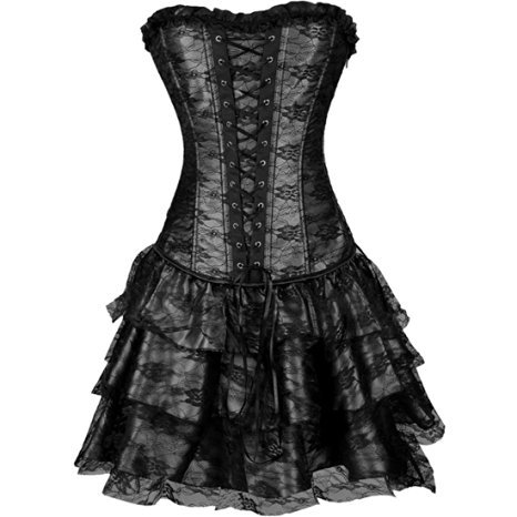 LittleShopofSin's tweet photo. Black Gothic Overbust Corset and Skirt with G String https://t.co/GQw2veq2pp https://t.co/FEHF2Ivh9F