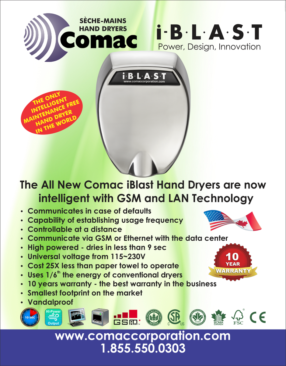 ACEsales16's tweet photo. Stop by booth # 1060 at ISSA Chicago to see the latest in intelligent hand dryers from Seche-Mains Comac Hand Dryers. #ibalst #facitilities https://t.co/6RgYYopfjO