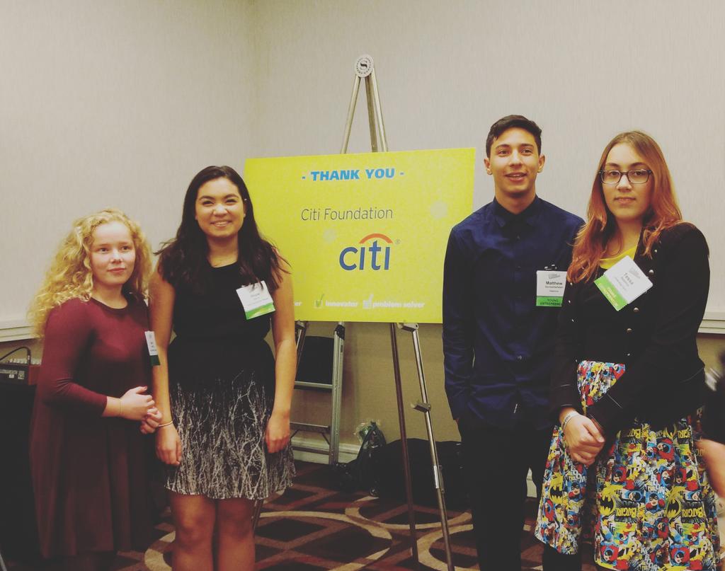 NFTE's tweet photo. Cheers for finalists Rephone, Underdog Comics, and Girls Coloring for Change! See you at tonight's final round!!!  👏👏 🎉 #ChallengeMe2016 https://t.co/cqann7IrM7