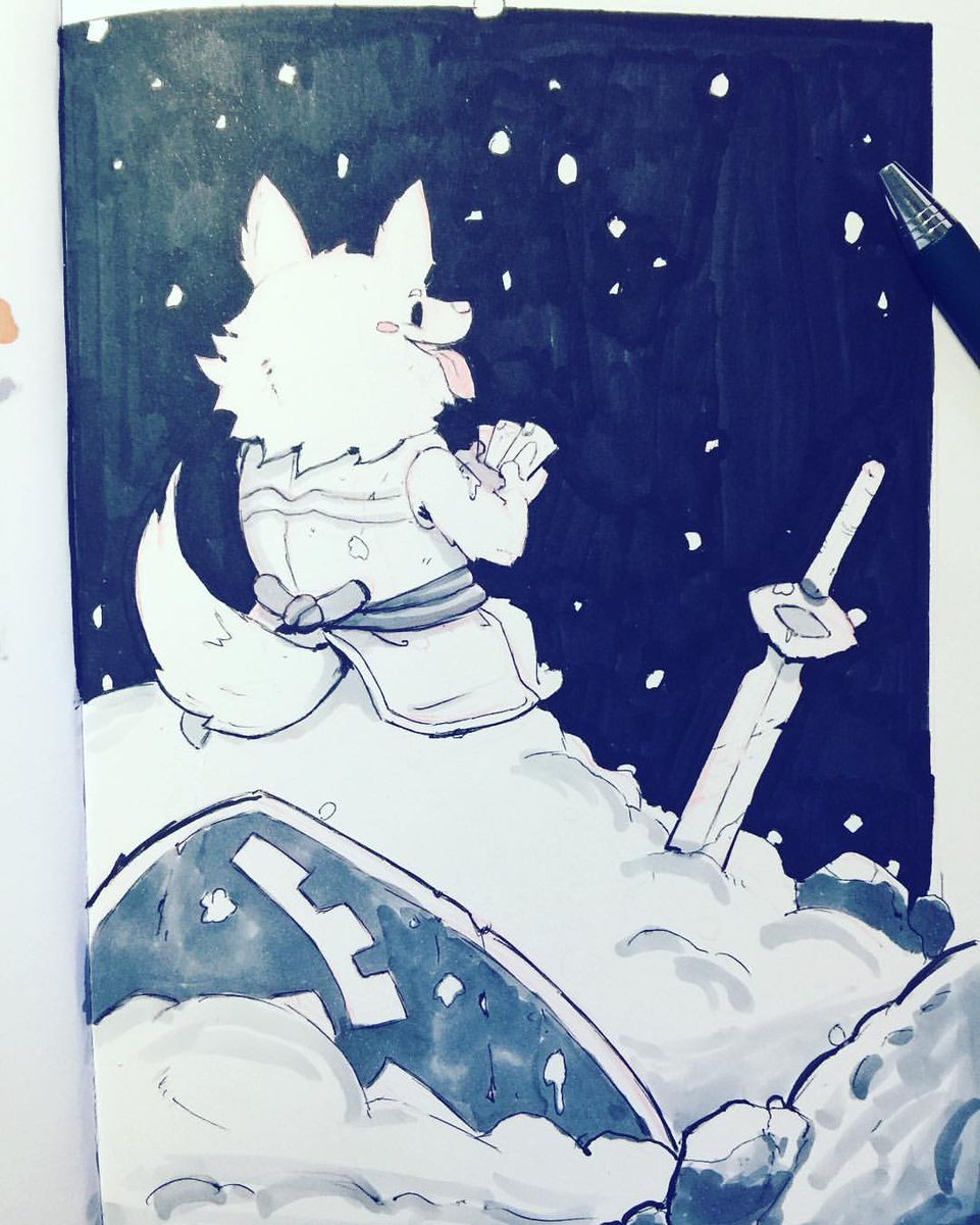 _sstrikerr_'s tweet image. Undertale Inktober Day 5! Lesser Dog WEEEE  #undertale #inktober #lesserdog