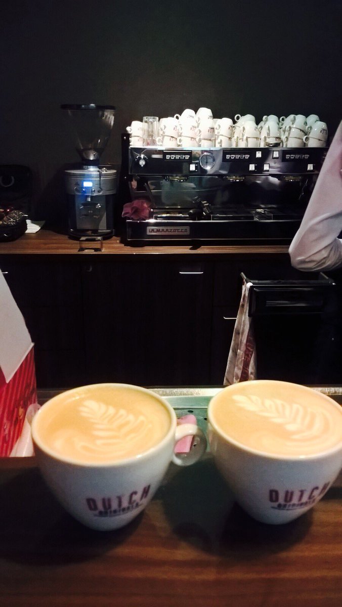 Mooie Dutch Originals Coffee via <a href="/DouweEgbertsNL/">Douwe Egberts</a> bij Postillion Hotel Arnhem....#samenwerking #lamarzocco #classiclinea