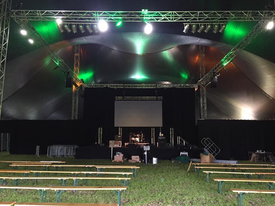 The venue for a recent event! We supplied our amazing live band Freddie