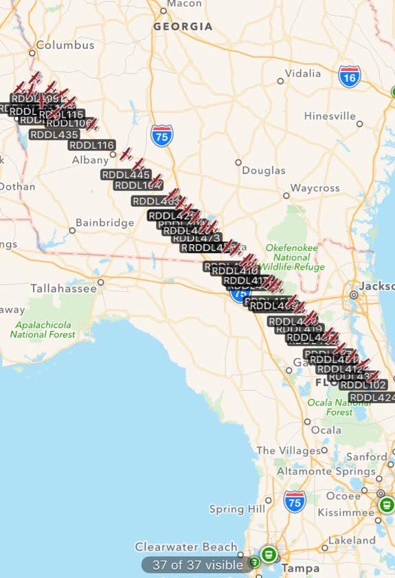 CruisingEarth's tweet photo. ERAU Daytona Beach Flight Line Evacuation @TWCAlexWilson #HurricaneMathew #PrayersForFlorida https://t.co/DBZ7gXs3Kn